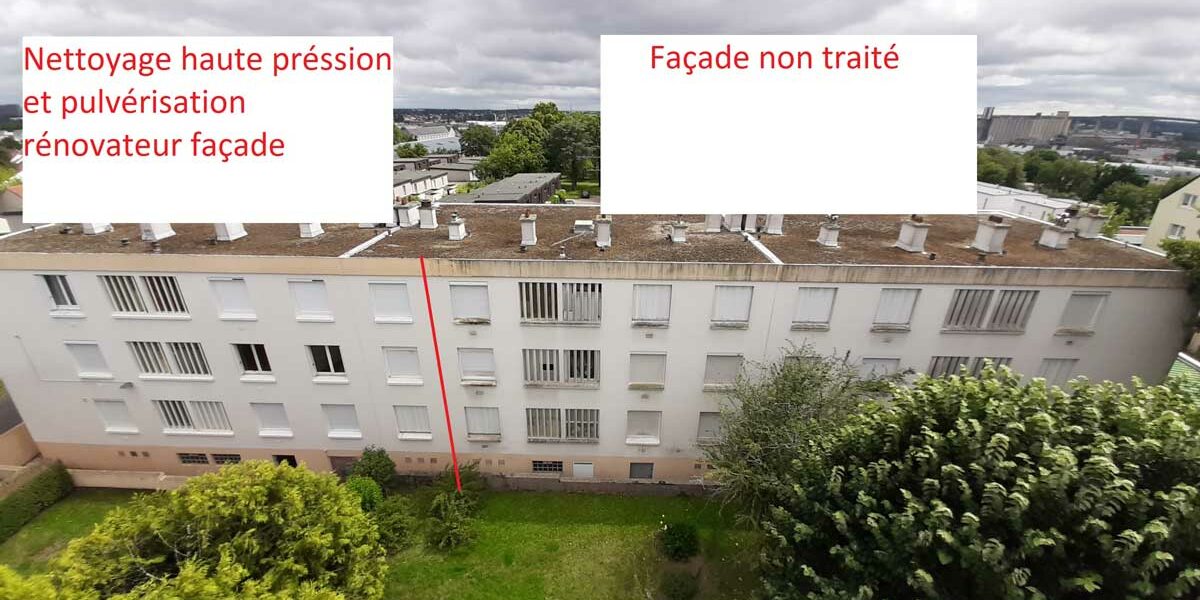 Nettoyage façade d'immeuble - Rénovateur de façade