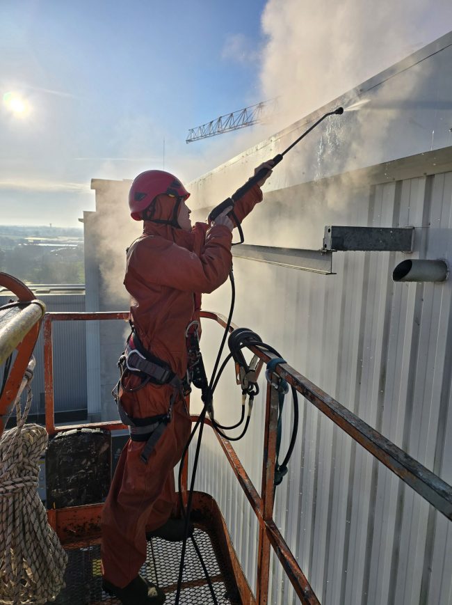Nettoyage industriel en usine