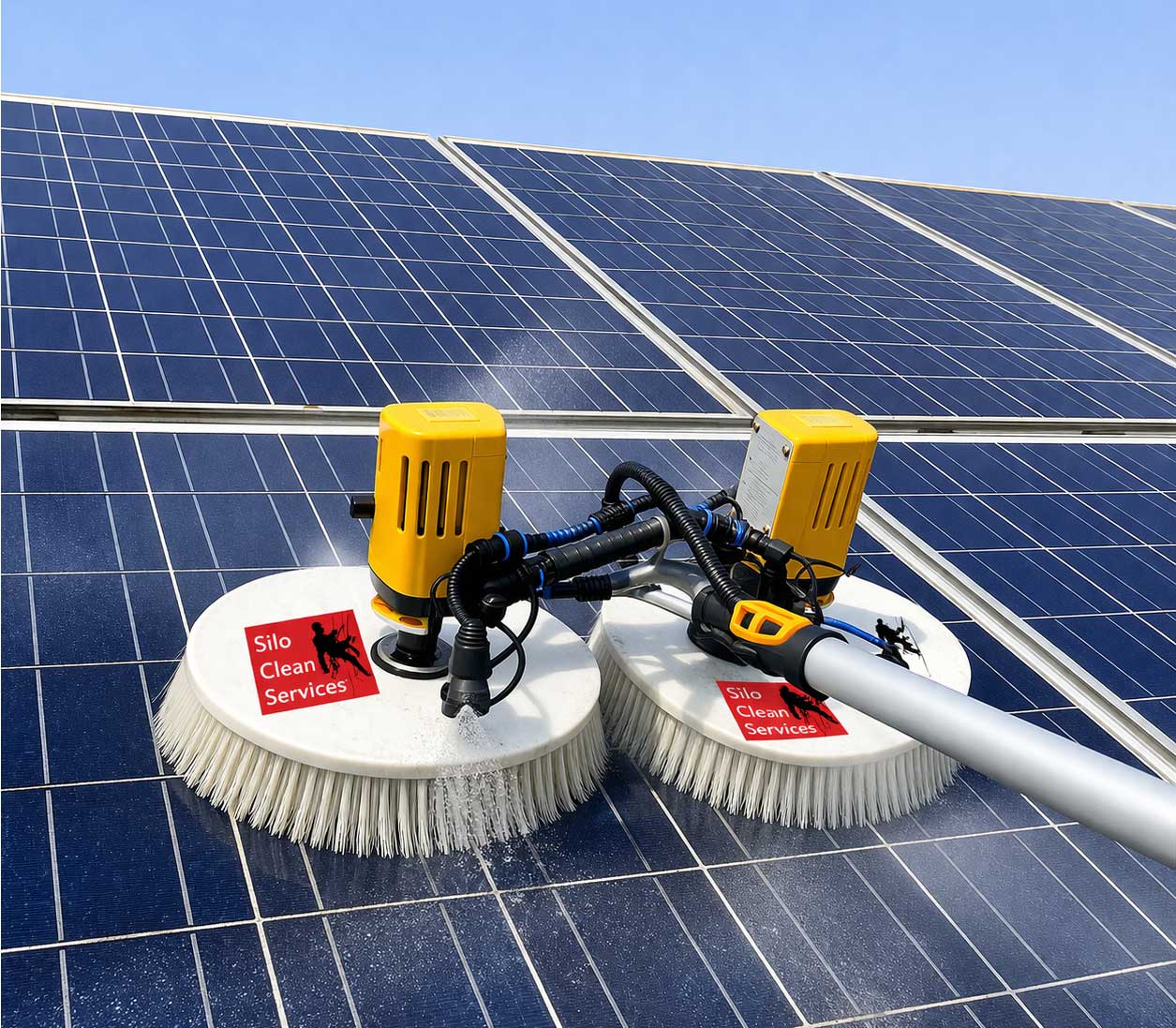 Nettoyage panneaux solaires